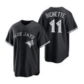 Toronto Blue Jays #11 Bo Bichette Black Fedasgoge Stitched Cool Base Jersey