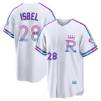 Kansas City Royals #28 Kyle Isbel Player White Fedasgoge 2026 City Connect Limited Home Stitched Jerseys