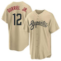 Arizona Diamondbacks #12 Lourdes Gurriel Jr Player Tan Fedasgoge City Connect Home Game Stitched Jerseys