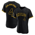 Chicago Cubs #4 Pete Crow-Armstrong Player Black Fedasgoge Snake Skin City Limited Elite Home Game Stitched Jerseys