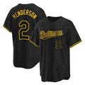 Baltimore Orioles #2 Gunnar Henderson Player Black Fedasgoge Snake Skin City Home Game Stitched Jerseys