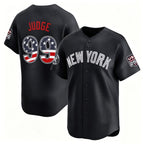 New York Yankees #99 Aaron Judge Navy Fedasgoge USA 250 Fourth of July Limited Stitched Jersey