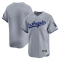 Los Angeles Dodgers Blank Player Gray Fedasgoge Limited Game Stitched Jerseys