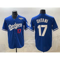 Los Angeles Dodgers #17 Shohei Ohtani Royal Fedasgoge 2025 World Series Limited Stitched Jersey