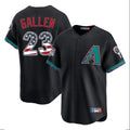 Arizona Diamondbacks #23 Zac Gallen Player Black Fedasgoge USA 250 Fourth of July Home Game Stitched Jerseys
