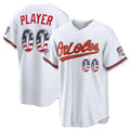 Custom Baltimore Orioles 2026 All-Star Edition Stars & Stripes White Fedasgoge Stadium Pick-A-Player Jersey