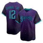 Arizona Diamondbacks #12 Lourdes Gurriel Jr Player Purple Fedasgoge City Connect Limited Home Game Stitched Jerseys