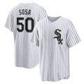 Chicago White Sox #50 Lenyn Sosa White Fedasgoge Home Replica Jersey