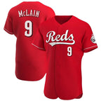 Cincinnati Reds #9 Matt McLain Player Red Fedasgoge Limited Elite Home Stitched Jerseys