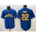 Seattle Mariners #22 Bryan Woo Royal Fedasgoge 2025 Limited Stitched jersey