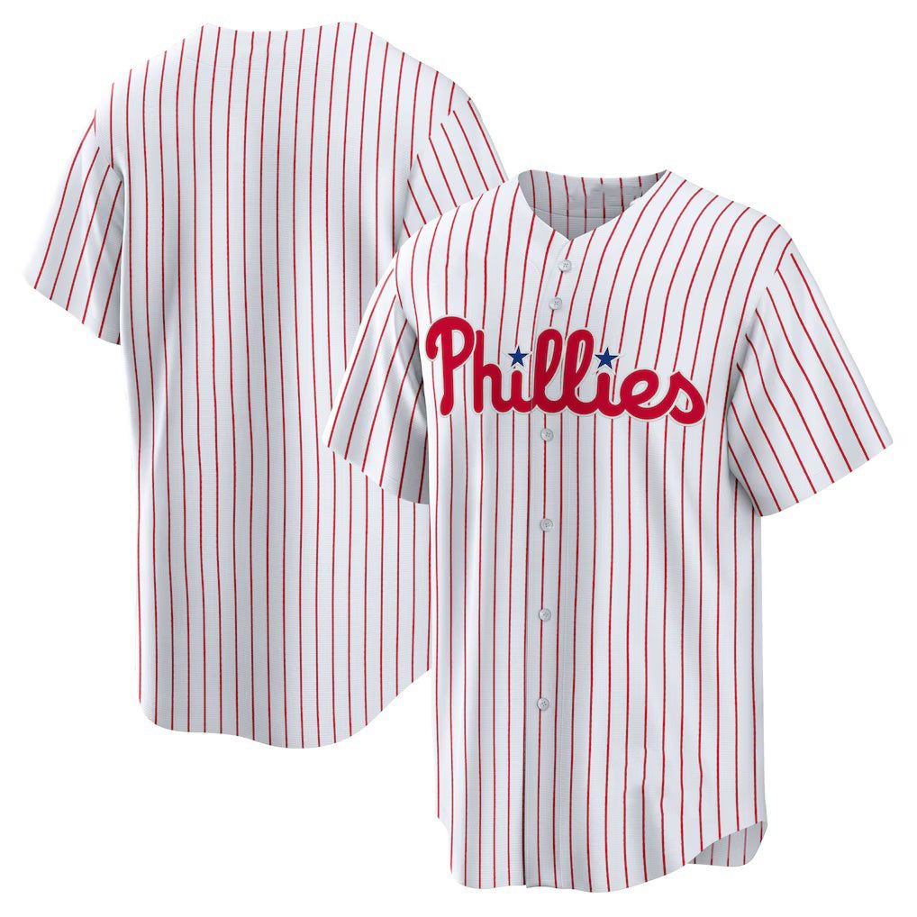 Philadelphia Phillies White Fedasgoge Home Replica Team Jersey