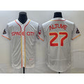 Houston Astros #27 Jose Altuve Number White Fedasgoge 2023 City Connect Flex Base Stitched Jersey 3