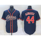 Houston Astros #44 Yordan Alvarez Navy Fedasgoge Cool Base Stitched Jersey