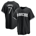 Arizona Diamondbacks #7 Corbin Carroll Player Black Fedasgoge Game Home Stitched Jerseys