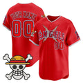 Custom Los Angeles Angels x One Piece Red Fedasgoge Vapor Premier Limited Jersey - Stitched