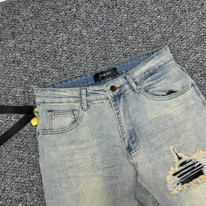 Men's Amiri Fashionable Casual Jeans Pants Size 28-34