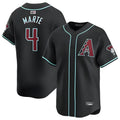 Arizona Diamondbacks #4 Ketel Marte Player Black Fedasgoge Limited Home Game Stitched Jerseys