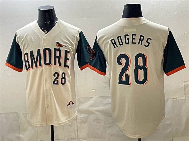 Baltimore Orioles #28 Trevor Rogers Natural Fedasgoge 2026 City Connect Stadium Stitched Jersey