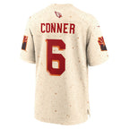 A.Cardinals #6 James Conner Natural Fedasgoge 2025 Rivalries Collection Game Jersey