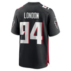 A.Falcons #94 LaCale London Black Fedasgoge Team Game Jersey