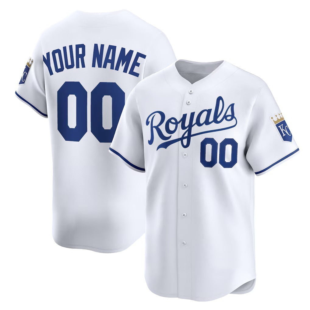 Custom Kansas City Royals Fedasgoge White Home Limited Jersey