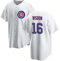 Chicago Cubs #16 Patrick Wisdom White Fedasgoge Cool Base Stitched Jersey