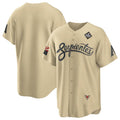 Arizona Diamondbacks Blank Gold Fedasgoge 2023 World Series City Connect Cool Base Stitched Jersey