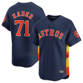 Houston Astros #71 Josh Hader Player Navy Fedasgoge Limited Home Stitched Jerseys