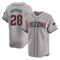 Arizona Diamondbacks #28 Nolan Arenado Player Gray Fedasgoge Road Limited Home Game Stitched Jerseys