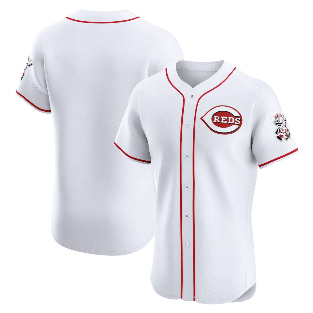 Cincinnati Reds White Fedasgoge Home Elite Jersey