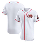 Cincinnati Reds White Fedasgoge Home Elite Jersey