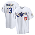 Los Angeles Dodgers #13 Max Muncy White Fedasgoge 2026 Gold Collection Stadium Jersey