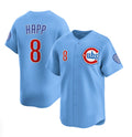Chicago Cubs #8 Ian Happ Blue Fedasgoge 2024-25 2nd Alternate Limited Stitched Jersey