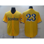 Boston Red Sox #23 No name Yellow Fedasgoge Game 2021 Jerseys