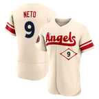 Los Angeles Angels #9 Zach Neto Player Cream Fedasgoge City Connect Limited ELite Home Stitched Jerseys