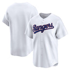 Texas Rangers White Fedasgoge Throwback Cooperstown Collection Limited Jersey
