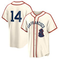 San Francisco Giants #14 Patrick Bailey Cream Fedasgoge 2024 Rickwood Classic Stitched Jersey