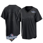 Los Angeles Dodgers #11 Roki Sasaki Player Black Fedasgoge World Series Pitch Fashion T-shirt Stitched Jerseys