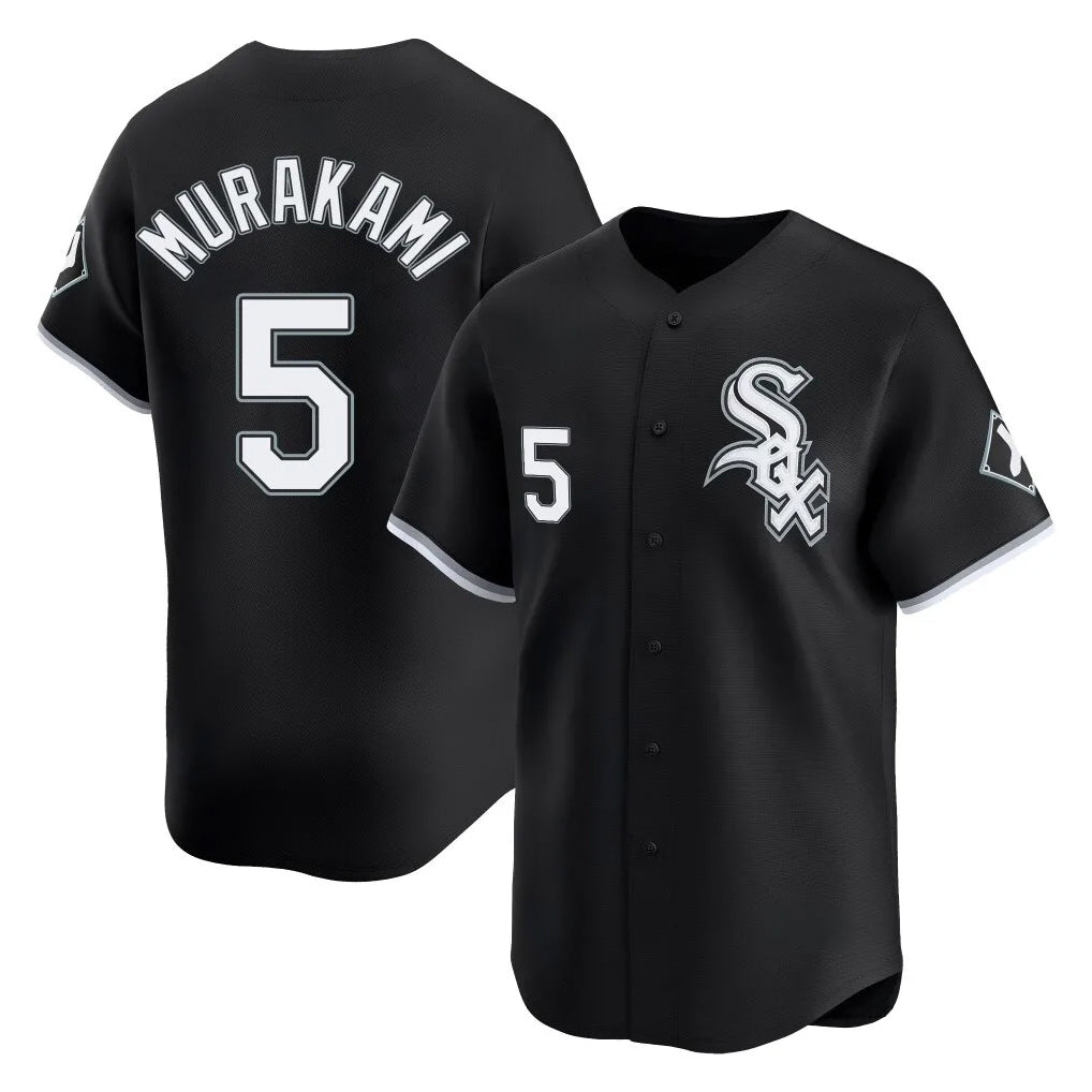 Chicago White Sox #5 Munetaka Murakami Player Black Fedasgoge Limited Home Stitched Jerseys