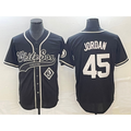 Chicago White Sox #45 Michael Jordan Black Fedasgoge Cool Base Stitched Jersey
