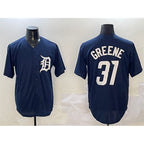 Detroit Tigers #31 Riley Greene Navy Fedasgoge Cool Base Stitched Jersey