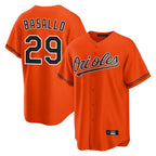 Baltimore Orioles #29 Samuel Basallo Player Orange Fedasgoge Home Game Stitched Jerseys