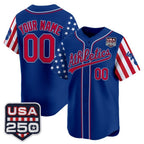 Custom Oakland Athletics America 250 Edition Vapor Premier Limited Royal Fedasgoge Stitched Jerseys