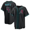 Arizona Diamondbacks #4 Ketel Marte Black Fedasgoge Alternate Replica Jersey