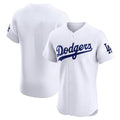 Los Angeles Dodgers Blank Player White Fedasgoge Limited Elite Home Stitched Jerseys