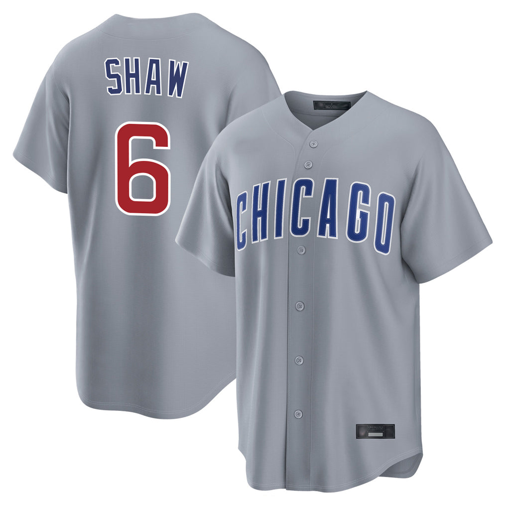 Chicago Cubs #6 Matt Shaw Player Gray Fedasgoge Home Game Stitched Jerseys