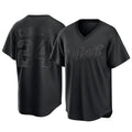 Detroit Tigers #24 Miguel Cabrera Player Black Fedasgoge T-shirt Home Game Stitched Jerseys