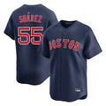 Boston Red Sox #55 Ranger Suarez Player Navy Fedasgoge Limited Home Game Stitched Jerseys1