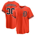 Detroit Tigers #30 Kerry Carpenter Player Orange Fedasgoge Home Game Stitched Jerseys