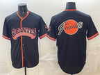 San Francisco Giants Team Big Logo Black Fedasgoge 2026 Alternate Stadium Stitched Jersey